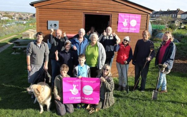 Big Lottery fund Wilderness Project at Seaford Allotments