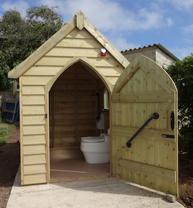 disabled compost toilet seaford allotments carol whitehead garden design